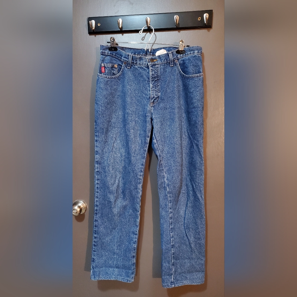 Cobra vintage medium wash straight leg jeans